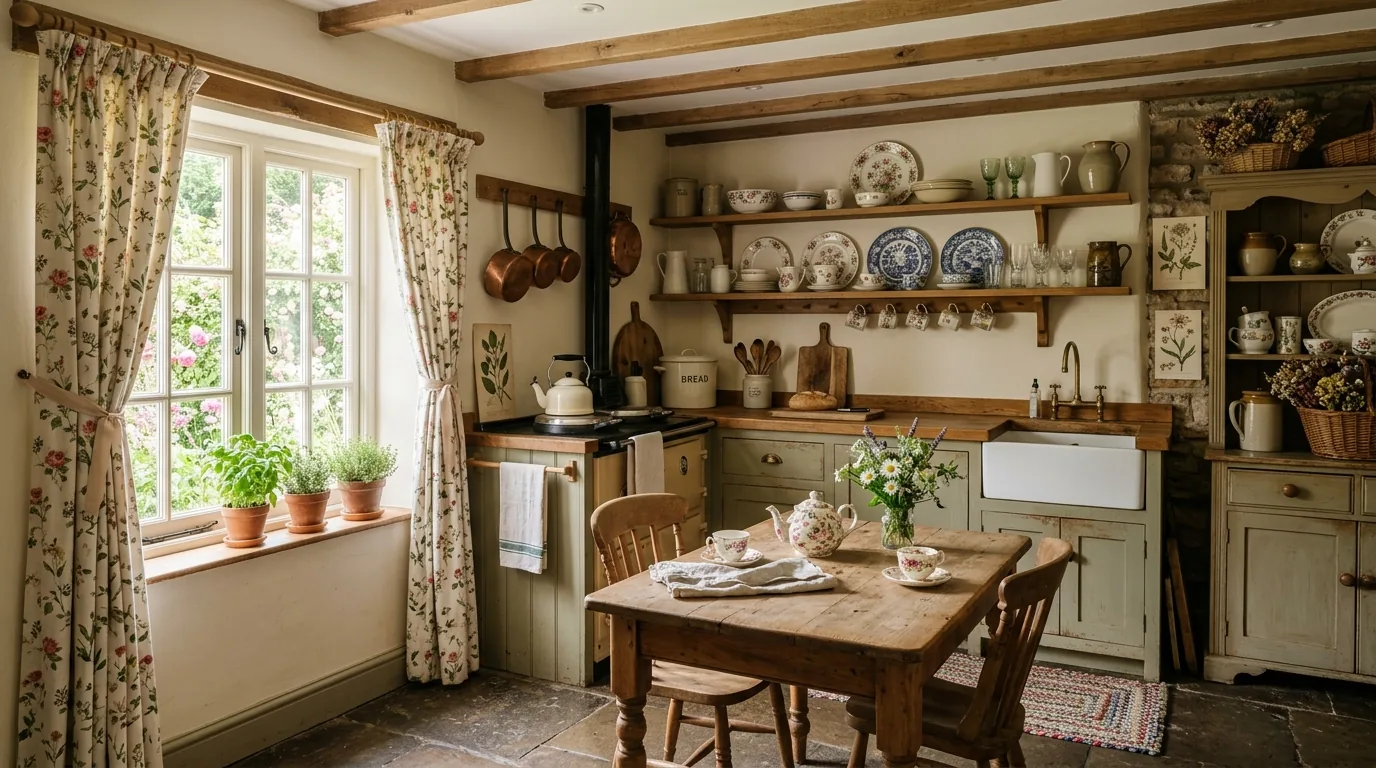 14 Charming Cottagecore Kitchen Ideas for Cozy Country Charm